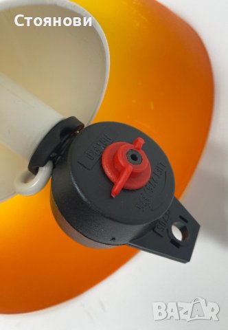 Висяща лампа тип асансьор Оранжева с крушка, снимка 6 - Лампиони - 41904222