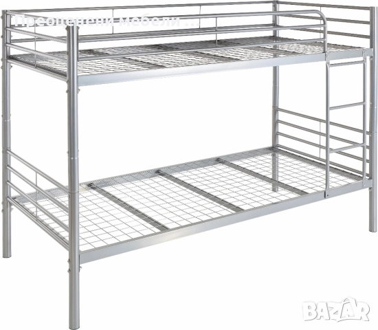 Метално двуетажно легло на Atlantic home collection внос от Германия, снимка 6 - Спални и легла - 52508450
