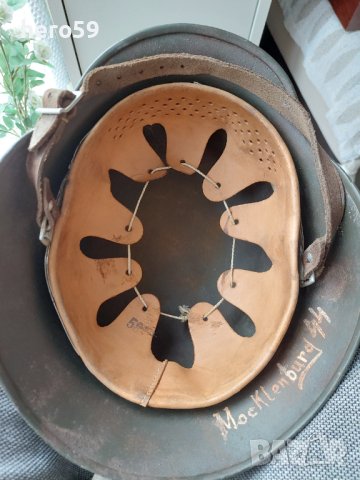 WW2-немска бойна каска на SS войски, снимка 8 - Антикварни и старинни предмети - 41745134