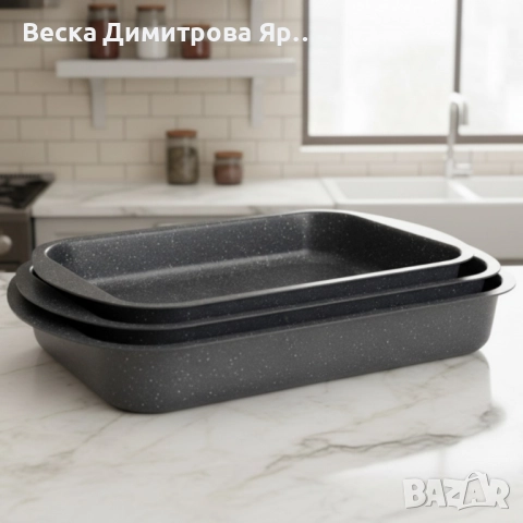 Мраморна тава за печене – повече място, по-малко усилие, снимка 2 - Съдове за готвене - 52529546