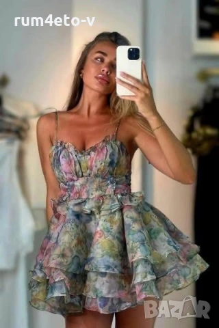 Кокетна къса рокля , снимка 3 - Рокли - 53758441