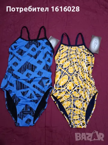 Цели бански костюми DOLFIN UPF50+ за момиче 9 - 14 г.