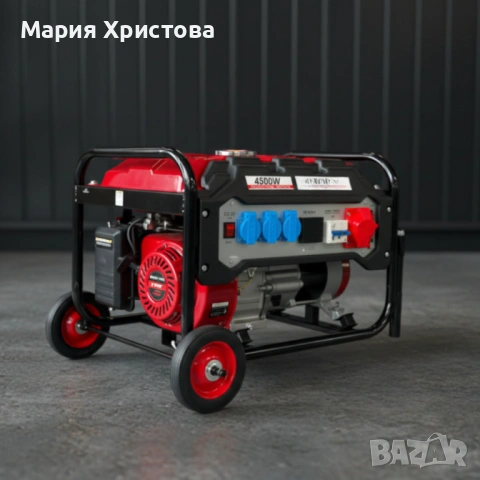 Трифазен четиритактов генератор KraftRoyal 4.5 kW с дисплей