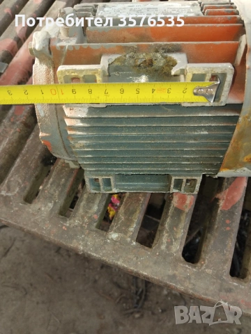Руски алуминиев ел. двигател 0.55 kW, 1400 об/мин - на лапи, снимка 4 - Електродвигатели - 53759396