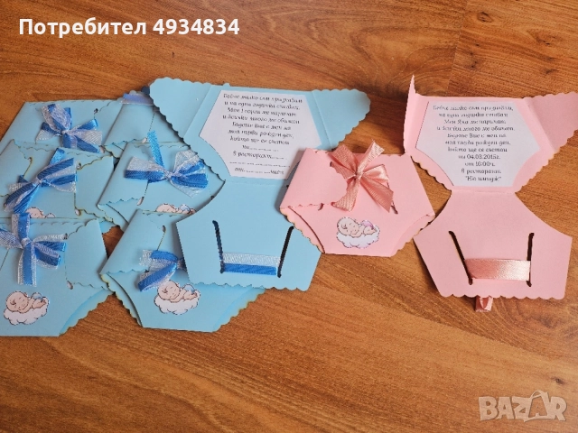 покани за рожден ден, снимка 2 - Подаръци за рожден ден - 55898132