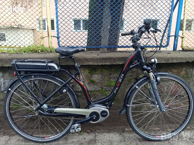 28 цола електрически алуминиев велосипед с 7 скорости усилени капли амортисьори предни като нов , снимка 12 - Велосипеди - 53373018