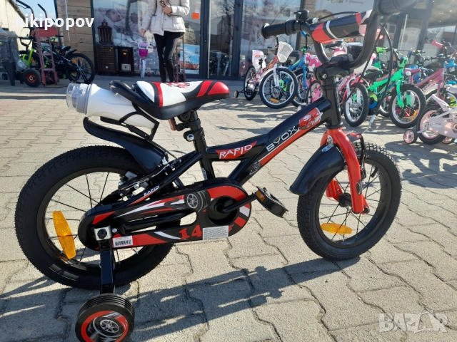 BYOX Велосипед 14" RAPID черен, снимка 12 - Велосипеди - 53534478