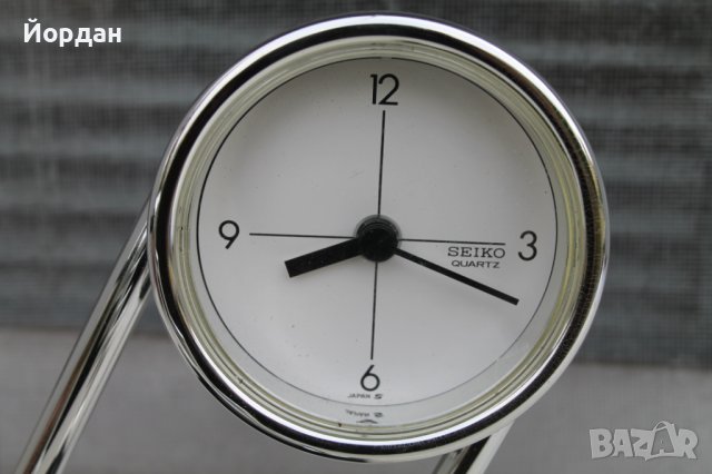 Рядък настолен часовник ''Seiko '' кварц , снимка 2 - Антикварни и старинни предмети - 41002256