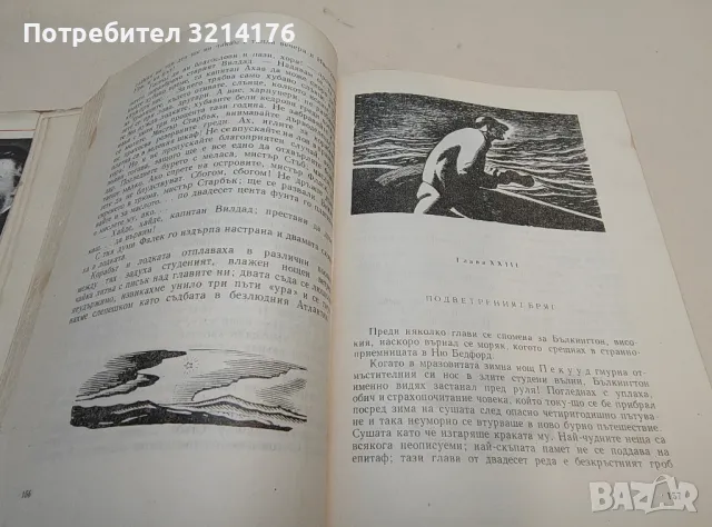 Моби Дик - Херман Мелвил (1962, богато илюстровано издание), снимка 6 - Художествена литература - 49482862