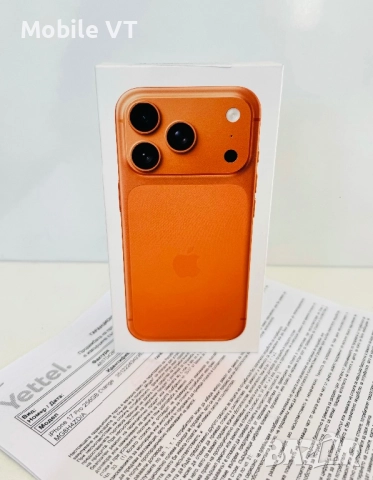 НОВ! iPhone 17 Pro 256GB Cosmic Orange ГАРАНЦИЯ 36 Месеца!