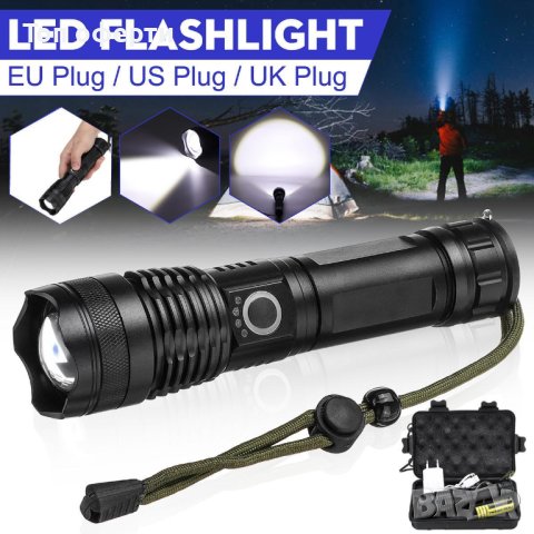 Супер Мощен LED Фенер P50, снимка 2 - Къмпинг осветление - 41749609