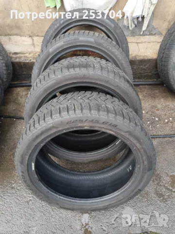 4бр зимни гуми PIRELLI 225/45/18