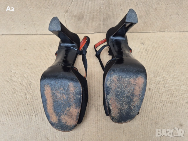 Yves Saint Laurent Paris ретро дамски обувки с ток размер 6.5 24см, снимка 13 - Дамски обувки на ток - 53512847