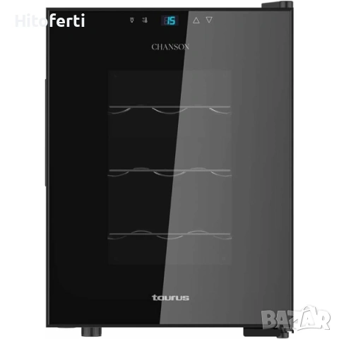 Taurus WC12T охладител за вино 12 бутилки чугун 31 литра, снимка 2 - Хладилници - 53816782