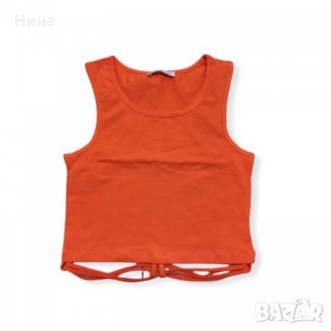 Топ NK в оранжево , снимка 2 - Детски тениски и потници - 35898225