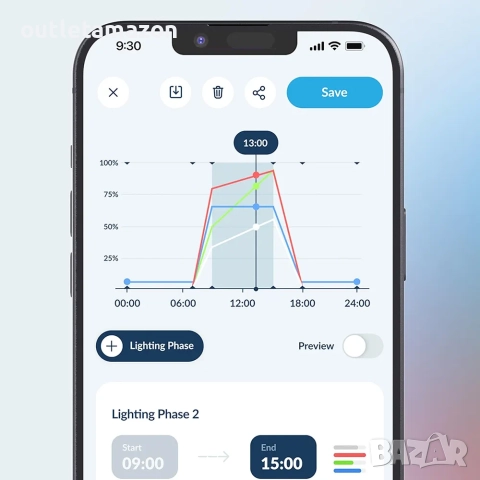 Juwel Aquarium - HeliaLux AppControl - за управление на осветителното устройство HeliaLux Spectrum , снимка 6 - Оборудване за аквариуми - 52803266