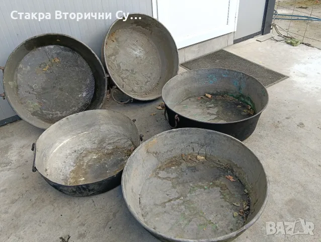 Стари медни съдове, снимка 5 - Антикварни и старинни предмети - 56205925