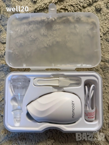 Електрически аспиратор за нос за бебе​ Momcozy, снимка 2 - Хигиенни препарати - 53590896