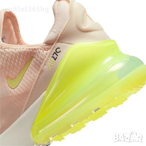 Nike - Air Max 270 Yellow White номер 37.5 дамски Оригинал Код 3307, снимка 7 - Маратонки - 52658219