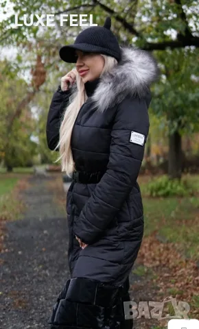 🤍 Естествен Косъм 🤍Дамски Зимно Яке XL -6XL, снимка 2 - Якета - 56087149
