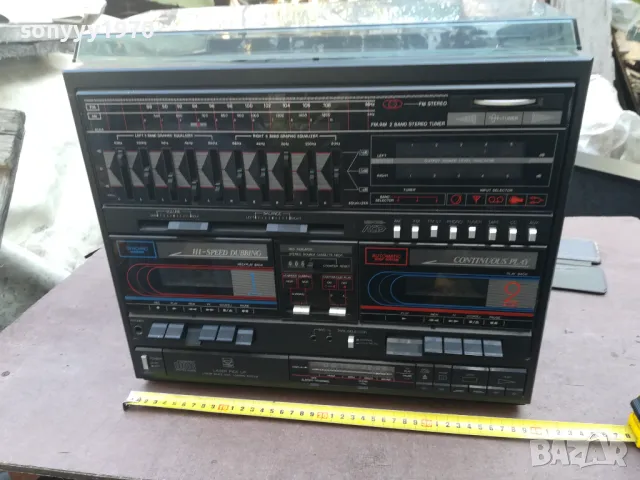 ГОЛЯМА УРЕДБА-ЦД/ДЕК Х2/ГРАМОФОН/ТУНЕР/УСИЛВАТЕЛ 3010241509, снимка 5 - Аудиосистеми - 47775090