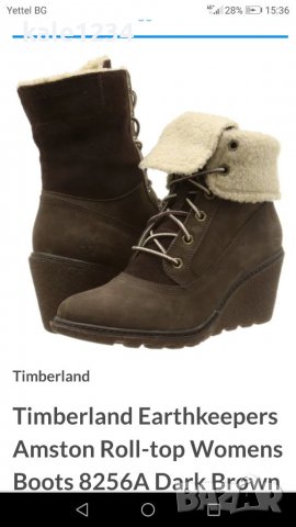 Дамски боти Timberland. 39 номер. Зимни обувки. Timberland earthkeepers. Като нови! , снимка 3 - Дамски боти - 38852944