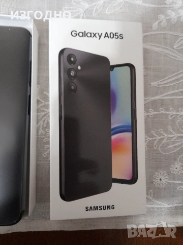 САМО 90€ НОВ НЕРАЗПЕЧАТАН SAMSUNG GALAXY A05s ЧЕРЕН, снимка 2 - Samsung - 53370886