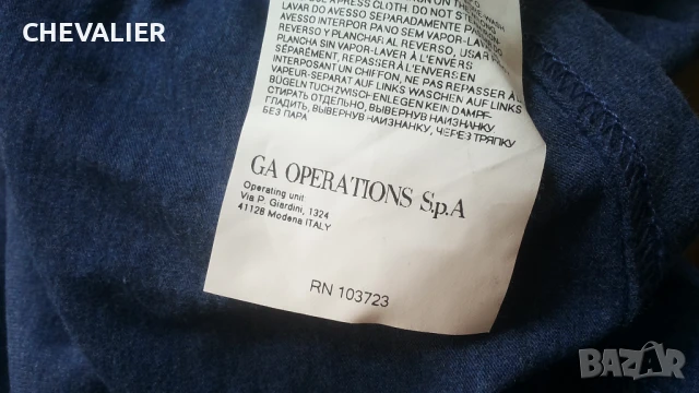 ARMANI JEANS Slim T-Shirt Original Размер M мъжка оригинална тениска 24-67, снимка 12 - Тениски - 50647969