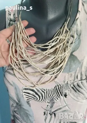 Два броя / Дълга рокля без ръкави с колие "Zara" и "H&M" , снимка 16 - Рокли - 41747611