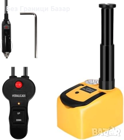 Нов Електрически хидравличен крик 5 тона 12V за кола SUV седан камион, снимка 1