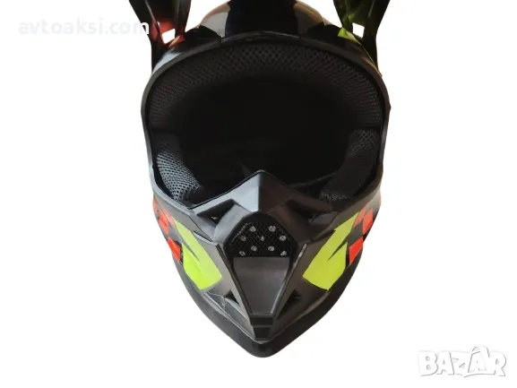 Каска Крос Мотор/Скутер/Бъги/Вело/АТВ-3333, снимка 7 - Аксесоари и консумативи - 47559452