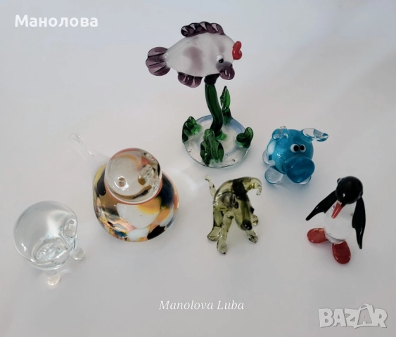 Колекция от миниатюрни скулптури от стъкло., снимка 9 - Колекции - 52418875