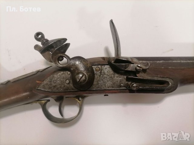 Стара кремъчна пушка , снимка 2 - Антикварни и старинни предмети - 41982517