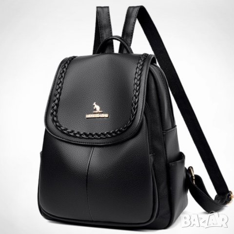 Дамска раница Hera Black, снимка 8 - Раници - 41478973