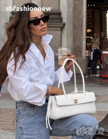 Chanel matthieu blazy чанта в бяло😍