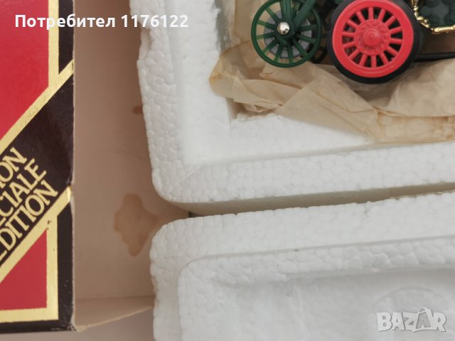 Matchbox MOY YS-43 1905 Busch Self Propelled Fire Engine Мачбокс Пожарна Кола Олдтаймер, снимка 3 - Колекции - 41524945