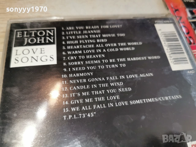 ELTON JOHN CD-ВНОС GERMANY 0603261715H2E6R, снимка 11 - CD дискове - 53737279
