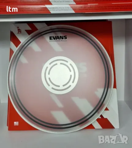 Кожа за барабан 14 ,Evans EC Reverse,B14ECSRD,EC Reverse Dot Snare Batter Drumhead, снимка 4 - Ударни инструменти - 48248040