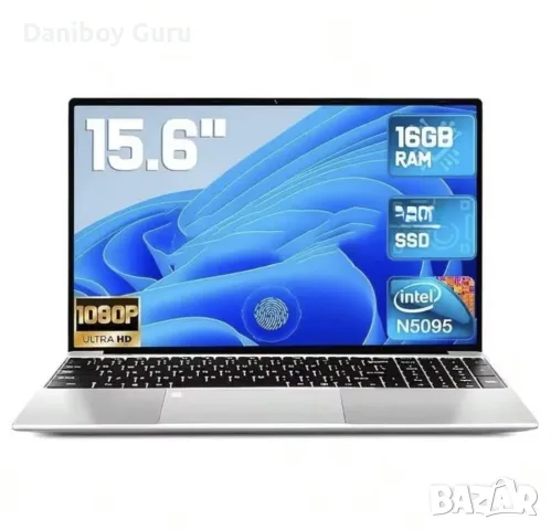 Windows11,  15,6 IPS , RAM 16 gb, SSD 128 gb, Intel Celeron N5095