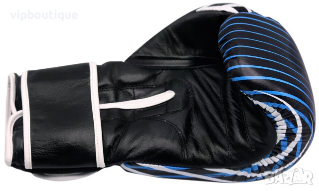 Боксови Ръкавици Ест. Кожа PLASMA Blue, снимка 2 - Бокс - 41550657