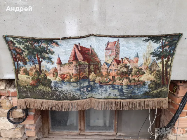 Старинен ковьор,покривка за стена #269, снимка 2 - Антикварни и старинни предмети - 47664017