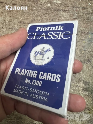 Карти за игра Пятник нови неразпечатани , снимка 2 - Карти за игра - 51112288