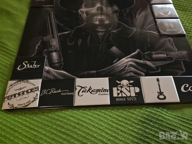 Guitar Brands Magnet Metal Thin Sign, снимка 9 - Декорация за дома - 56308074