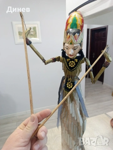 автентична колекционерска кукла wayang golek от остров ява, снимка 8 - Колекции - 53604963