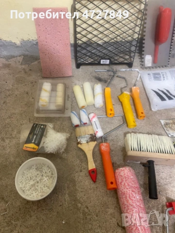 Спешно! Голям комплект инструменти за боядисване и шпакловане – Пълен комплект, снимка 2 - Други инструменти - 53370316