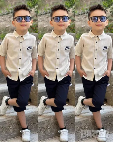 детски комплект nike риза и панталонки 