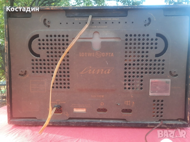Ретро радио Loewe-Opta; Luna 1741W , снимка 7 - Антикварни и старинни предмети - 52788396