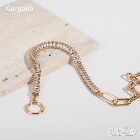 чокър с кристали, снимка 6 - Колиета, медальони, синджири - 41000377