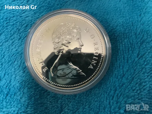 Канадска монета 1980 години сребро тегло 23’3 грам отличен състояние, снимка 2 - Нумизматика и бонистика - 56213524