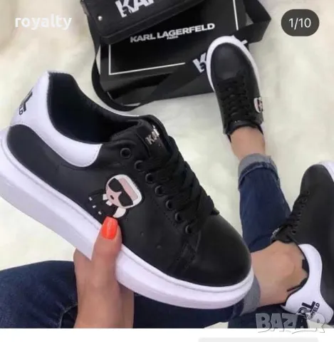 Karl Lagerfeld дамски маратонки , снимка 2 - Маратонки - 49534029